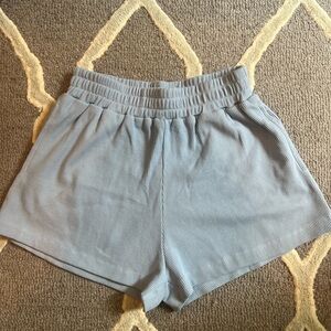 Daily drills blue thermal sweat shorts